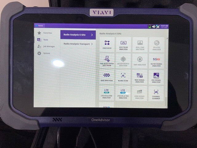 Viavi JDSU ONA-800A OneAdvisor with SPA06MA-O Radio Analysis Ethernet 5G NR 6GHz