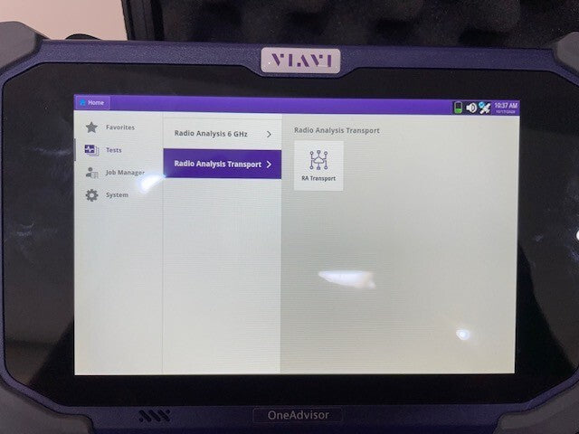 Viavi JDSU ONA-800A OneAdvisor with SPA06MA-O Radio Analysis Ethernet 5G NR 6GHz