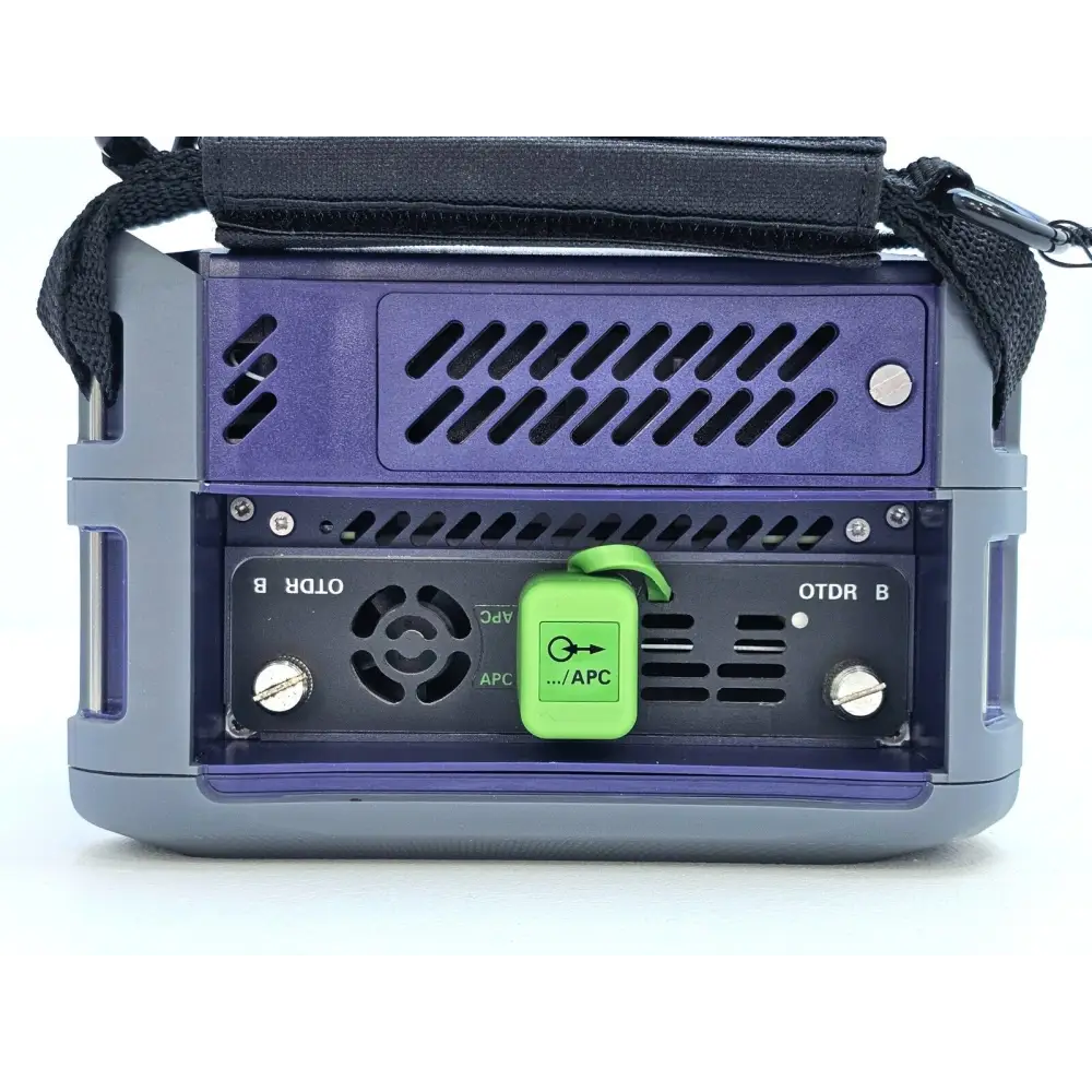 Viavi ONA-800A right-side panel showing APC-FC optical connector port