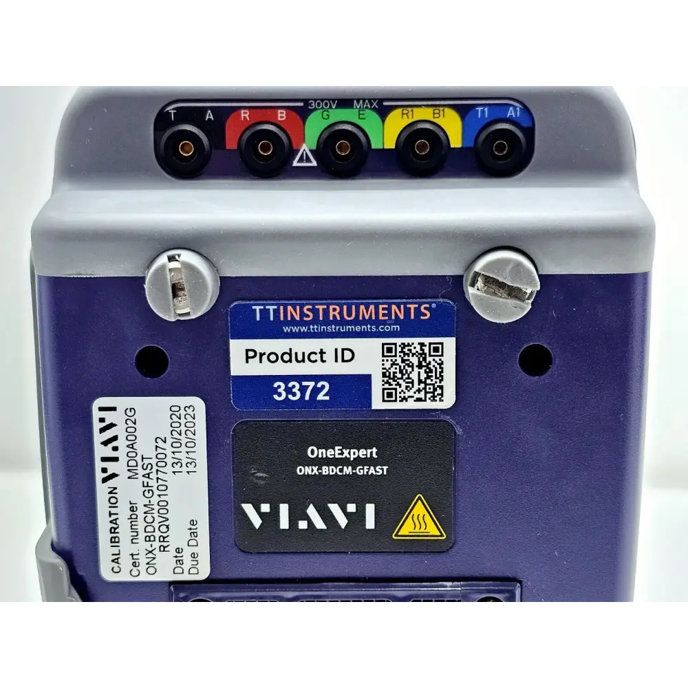 Viavi ONX-580 options screen showing G.fast and Bonded DSL licences