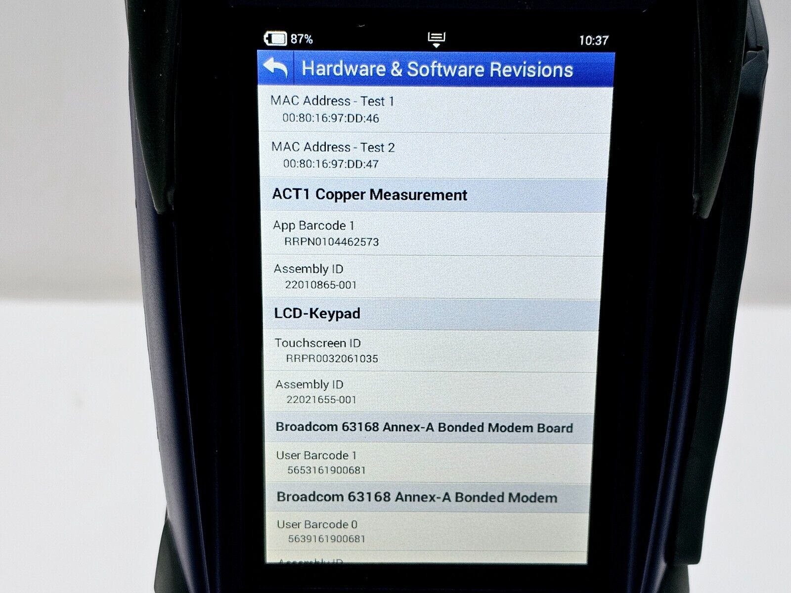 Viavi JDSU OneExpert ONX-580 ONX-BDCM-DSL Bonded ADSL DSL V35B TDR VDSL FTP/HTTP
