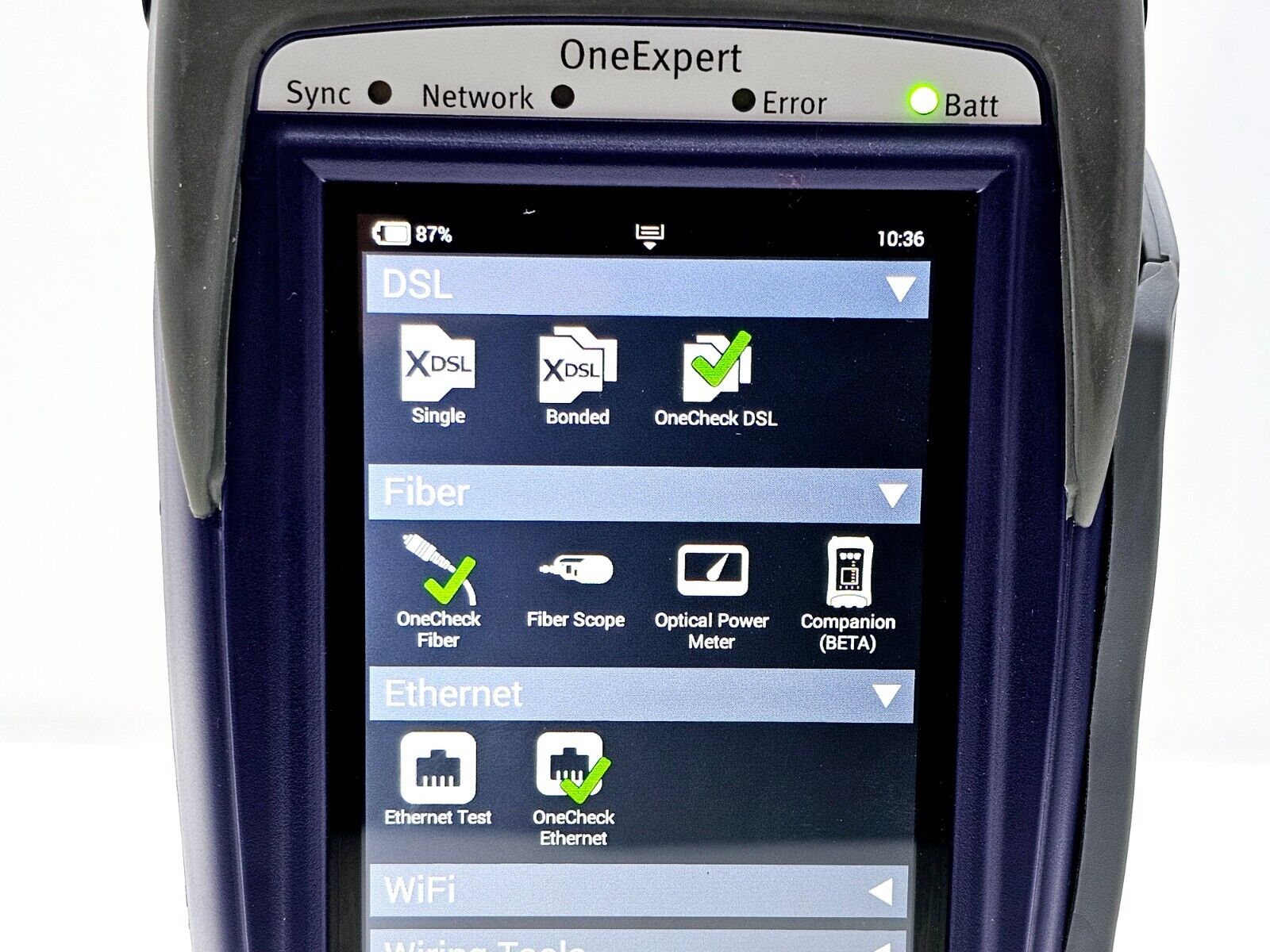 Viavi JDSU OneExpert ONX-580 ONX-BDCM-DSL Bonded ADSL DSL V35B TDR VDSL FTP/HTTP