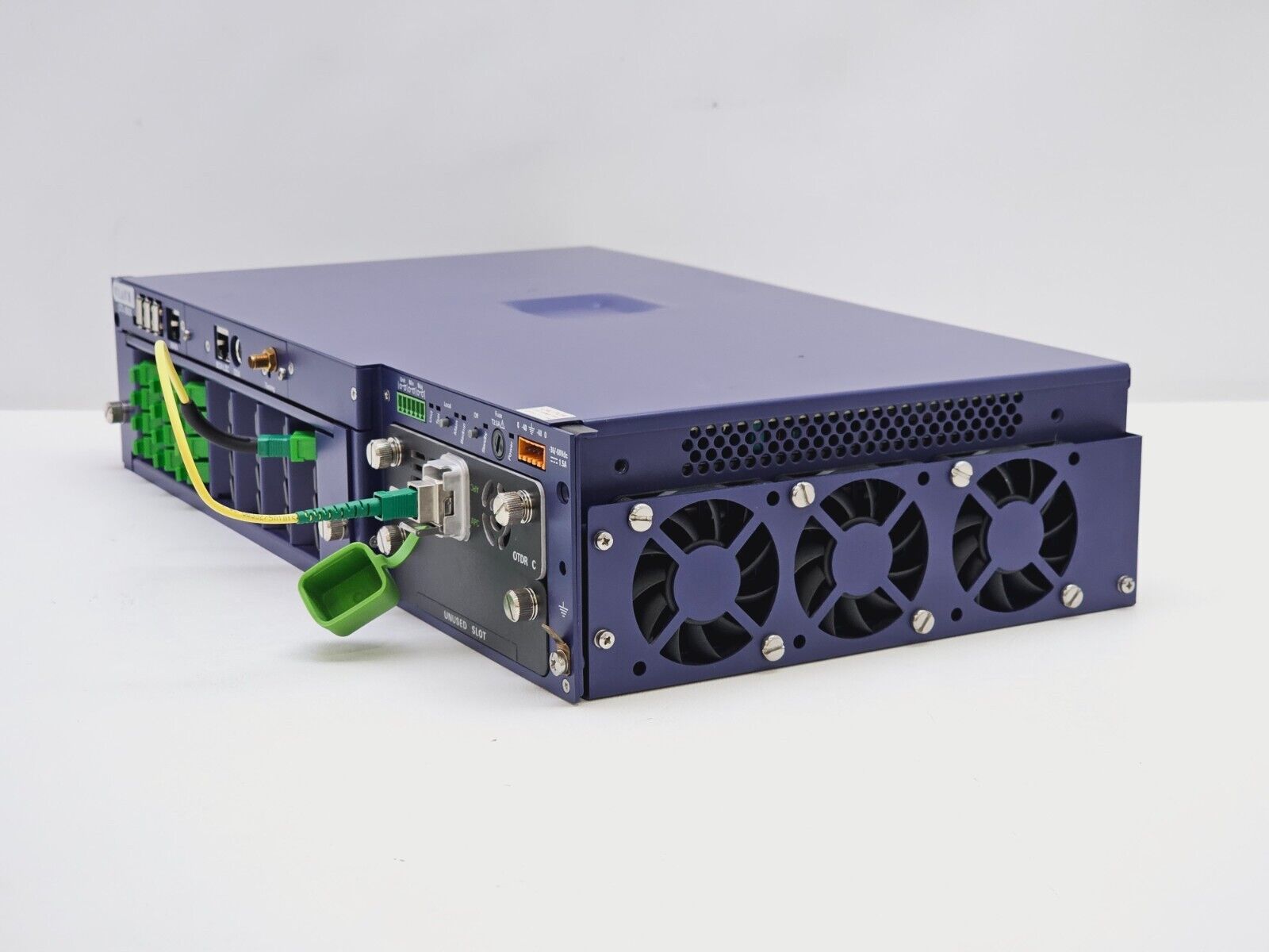 Viavi JDSU OTU 8000e + OTAU 1x12 Optical Switch & E8138-C65 1310/1550/F1650 OTDR