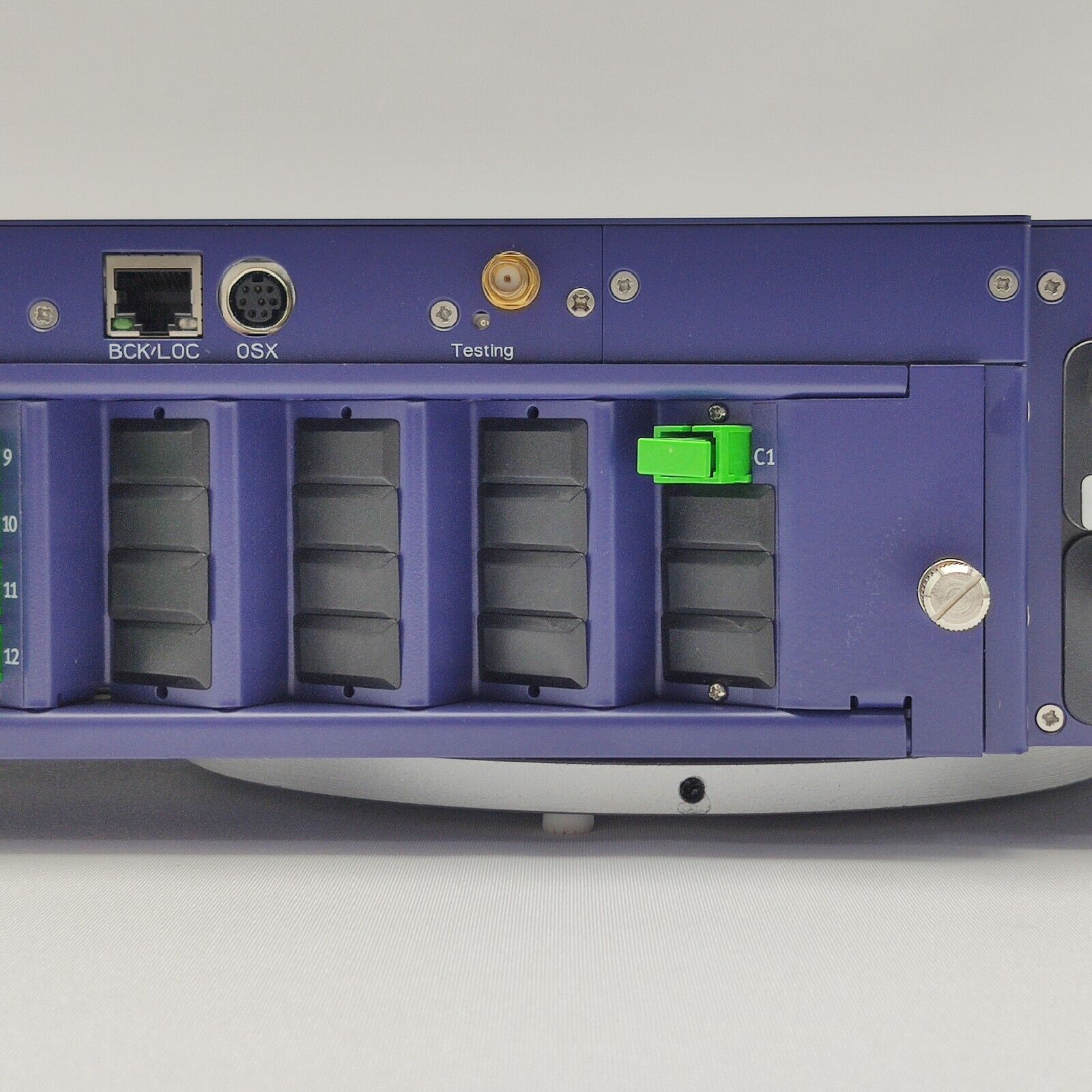 Viavi JDSU OTU 8000E V2 w/ OTAU 1x12 OS w/ 8138C-65 1310/1550/F1650 ONMSi E98X12