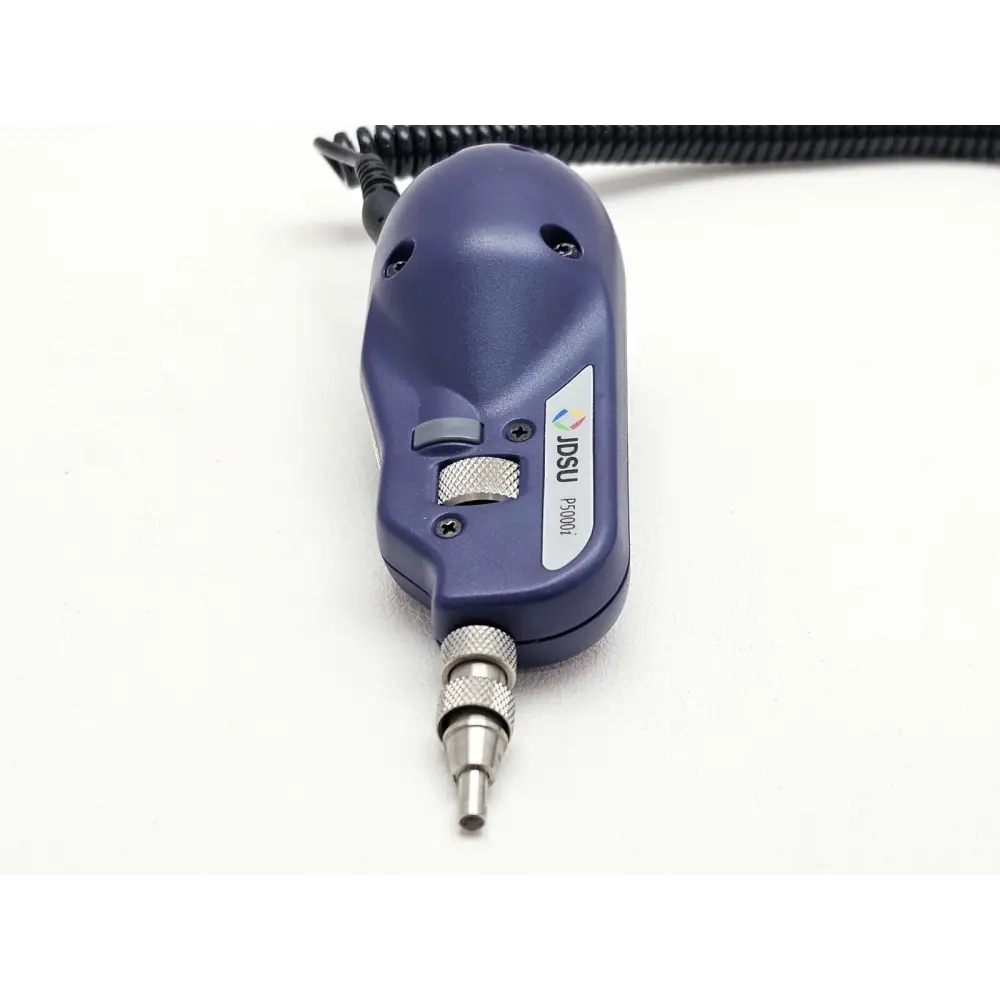 Viavi P5000i fibre inspection probe tip end and connector interface detail