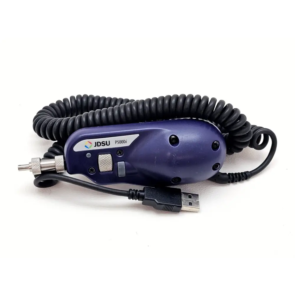 Viavi JDSU P5000i Fiberscope probe with LC, SC, SC-APC and 2.5mm patchcord tips and carry bag