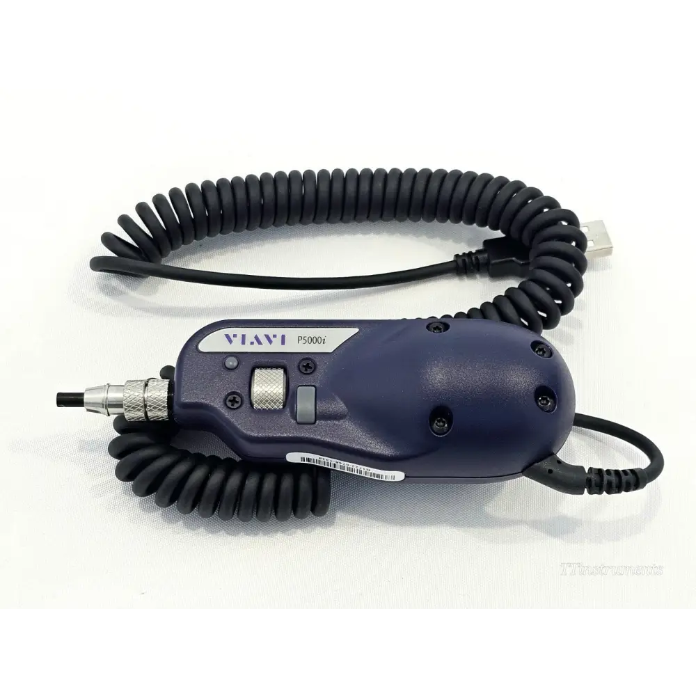Viavi JDSU P5000i fibre inspection scope with 7 interchangeable tips including bulkhead and patchcord types