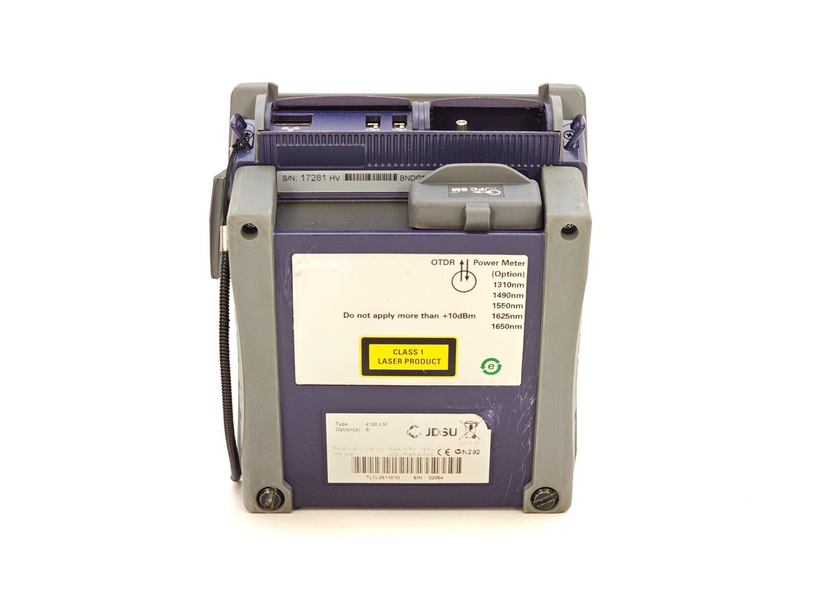 Viavi JDSU T-BERD 2000 + 4126 LM SM OTDR Module 1310/1550 nm Last Mile E4126LM