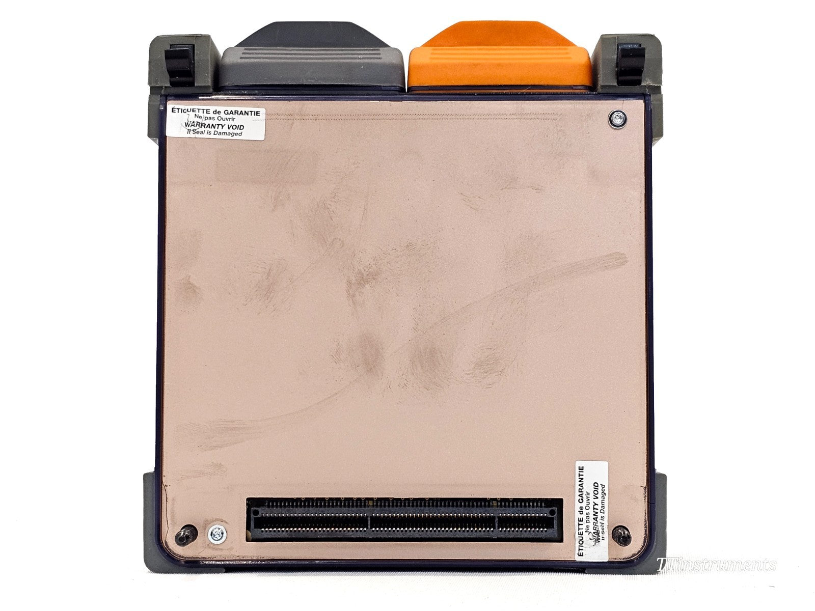 T-BERD 2000 mainframe rear panel and battery compartment detail