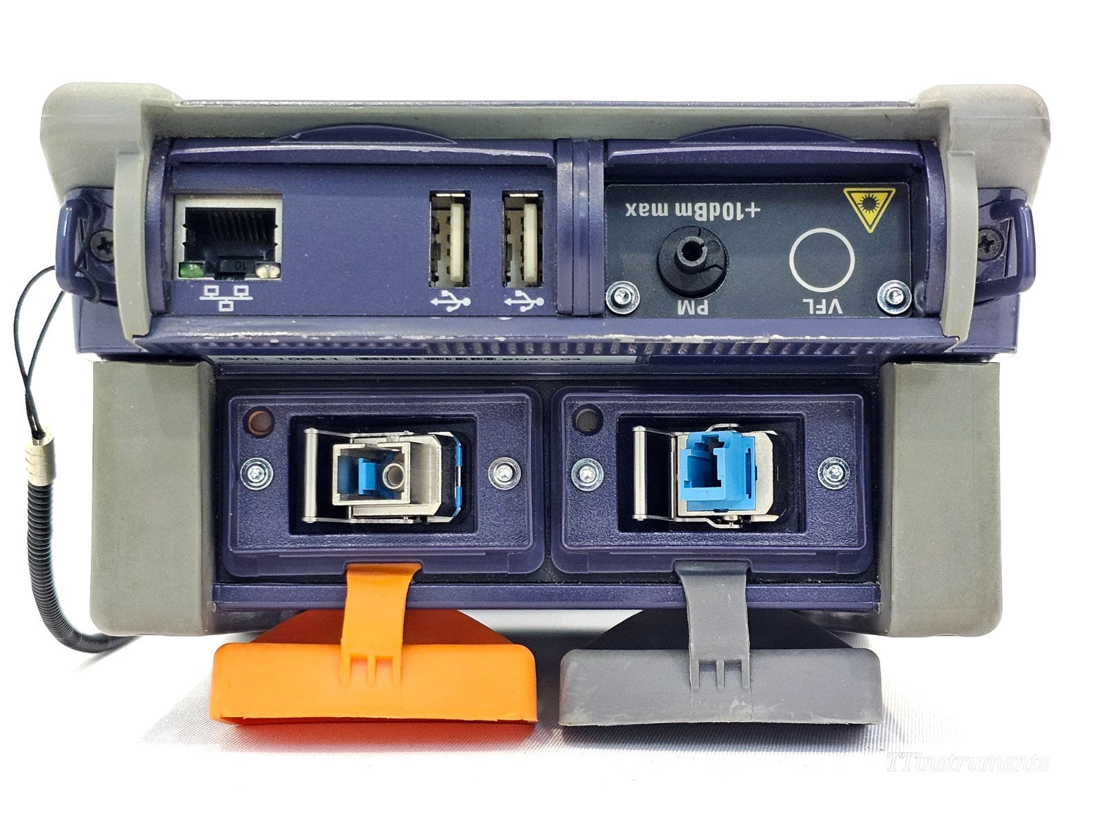 Viavi T-BERD 2000 built-in optical power meter port with 2.5 mm adapter