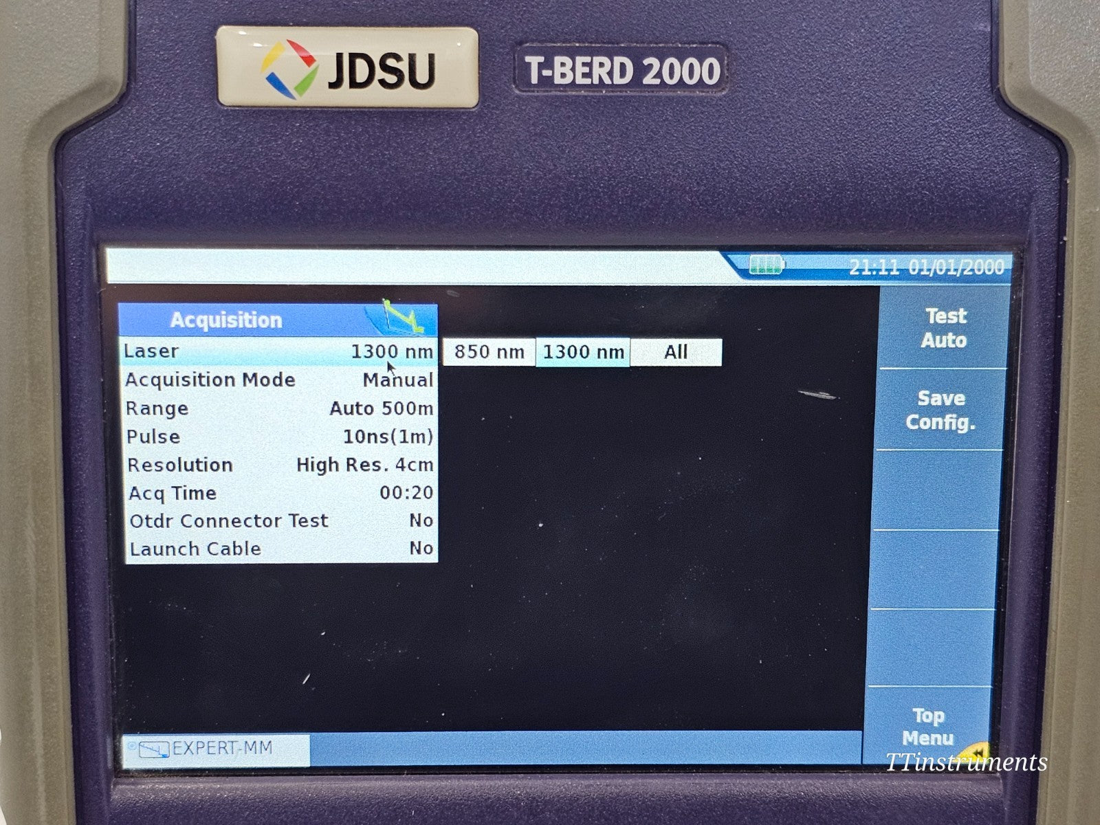 Viavi JDSU T-BERD 2000 + 4146 QUAD OTDR SM MM 850/1300 1310/1550 + P5000i Scope