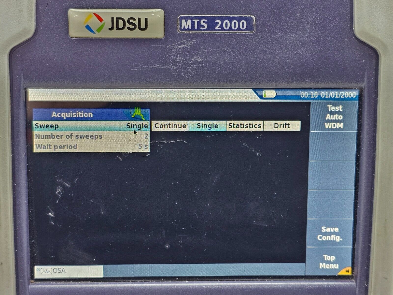 Viavi JDSU T-BERD 2000 + CWDM COSA-4055 Optical Spectrum Analyzer 1260-1625 nm