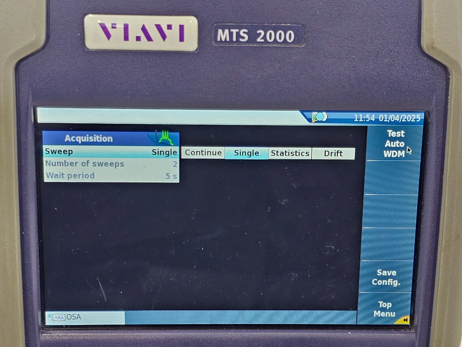 Viavi JDSU T-BERD 2000 + CWDM COSA-4055 Optical Spectrum Analyzer 2301/02 OSA