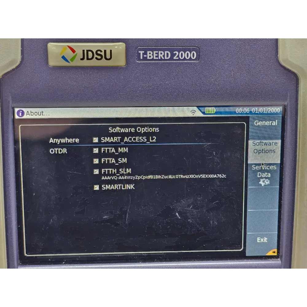 CWDM COSA-4055 optical spectrum analyser module removed from T-BERD 2000 mainframe