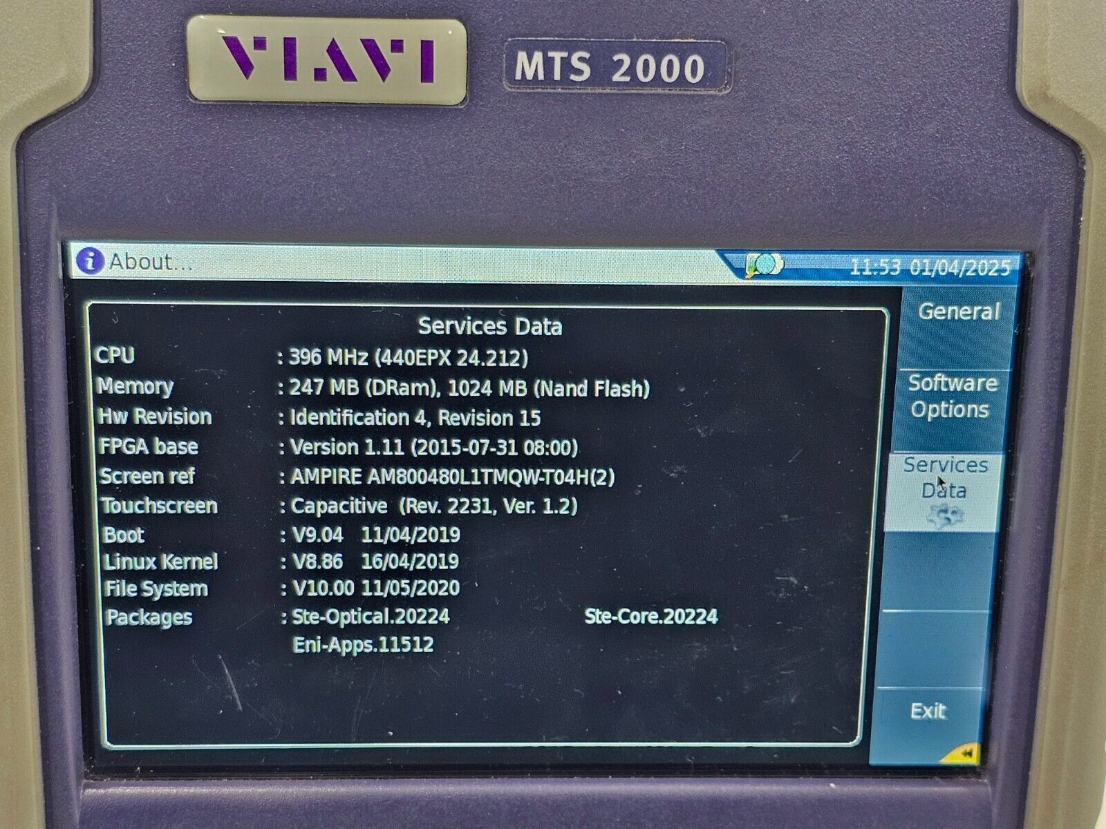 Viavi JDSU T-BERD 2000 + CWDM COSA-4055 Optical Spectrum Analyzer 2301/02 OSA