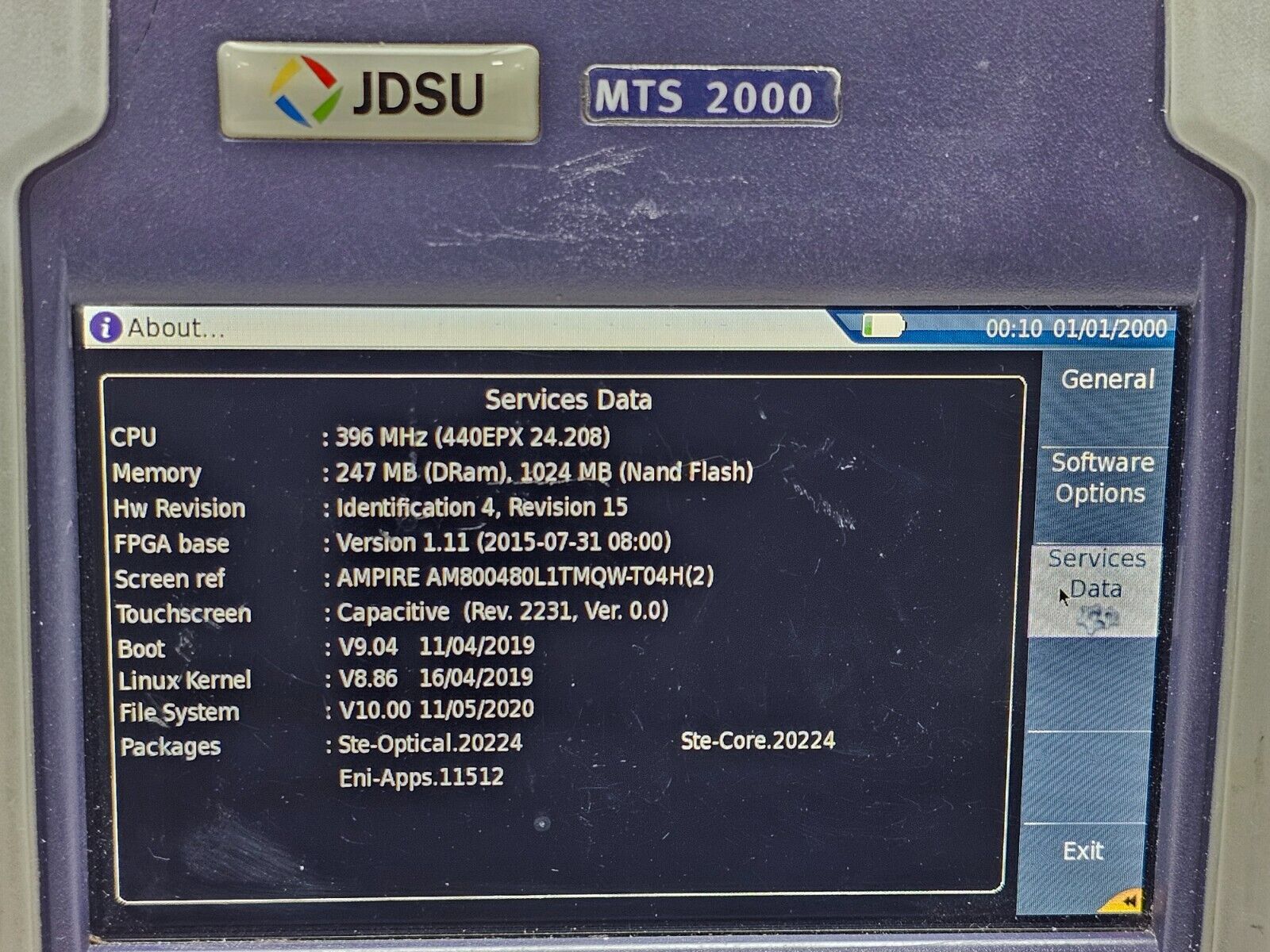 Viavi JDSU T-BERD 2000 + CWDM COSA-4055 Optical Spectrum Analyzer 1260-1625 nm