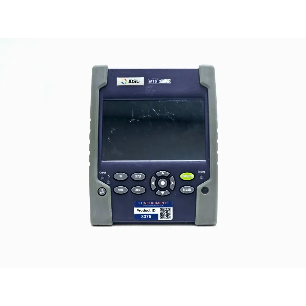 T-BERD 2000 handheld fibre optic test platform and COSA-4055 module side view