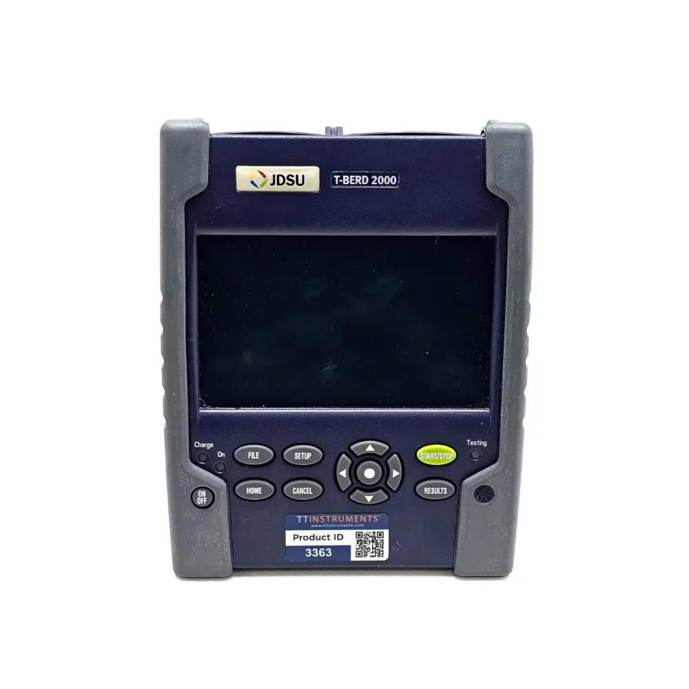 T-BERD 2000 mainframe showing touch screen display and keypad