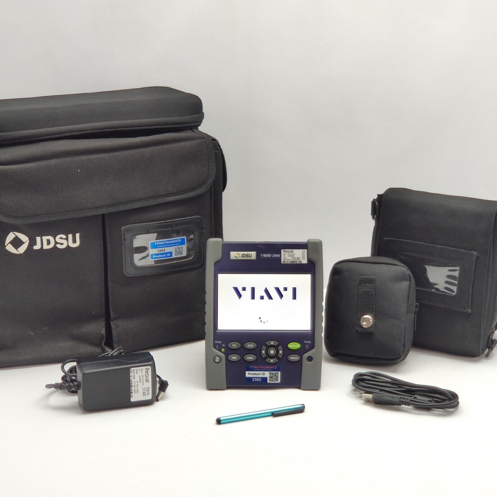 Viavi JDSU T-BERD 2000 w/ 4138 MP49 1310/1490/1550 nm OTDR 43/41/41 dB F-COMP