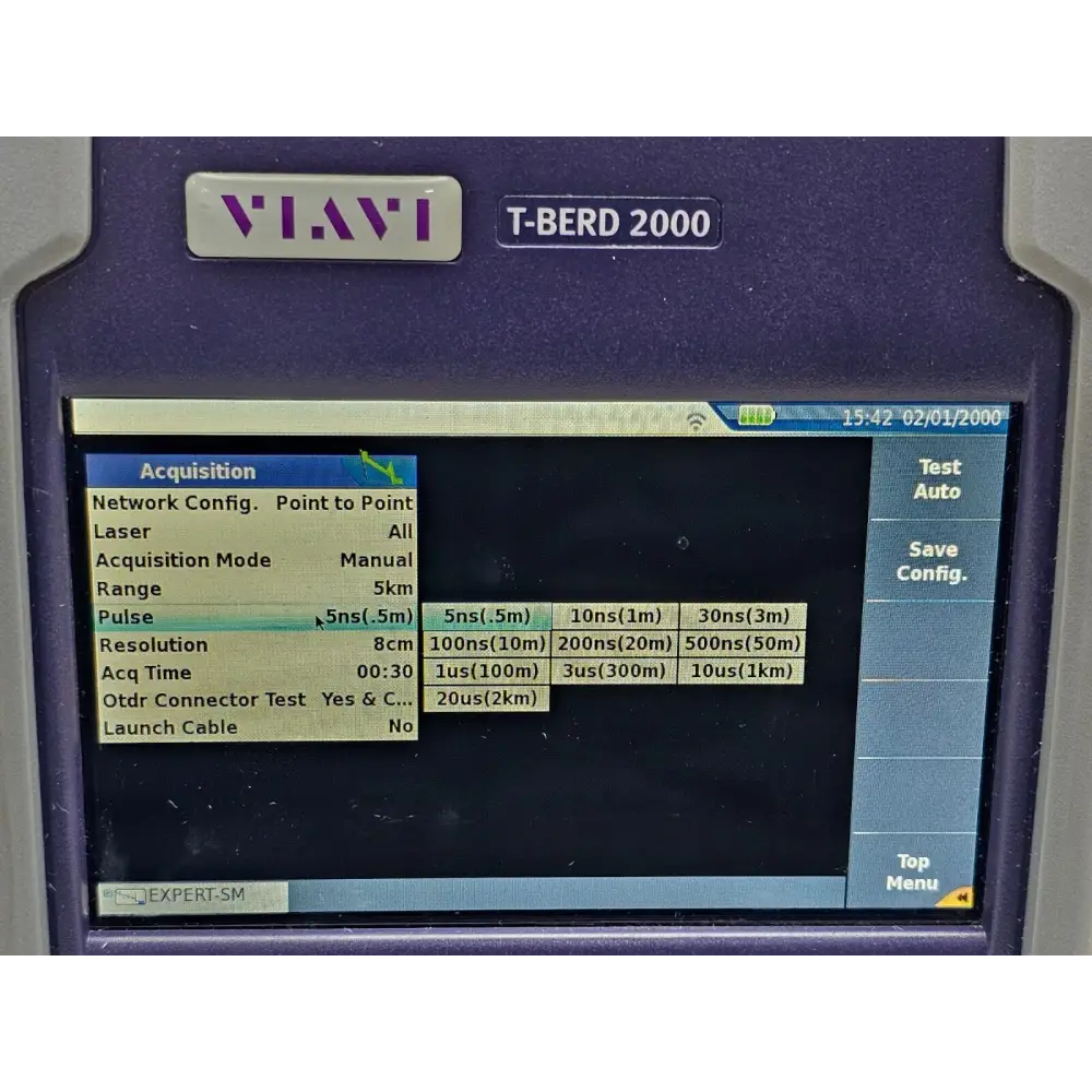 Viavi T-BERD 2000 left side profile view showing overall unit condition