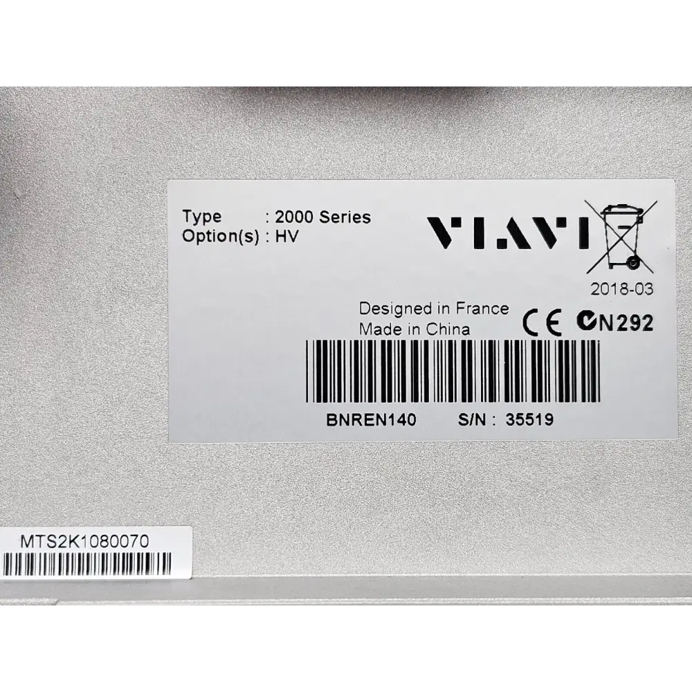 Viavi T-BERD 2000 soft carry case bag shown open with unit inside
