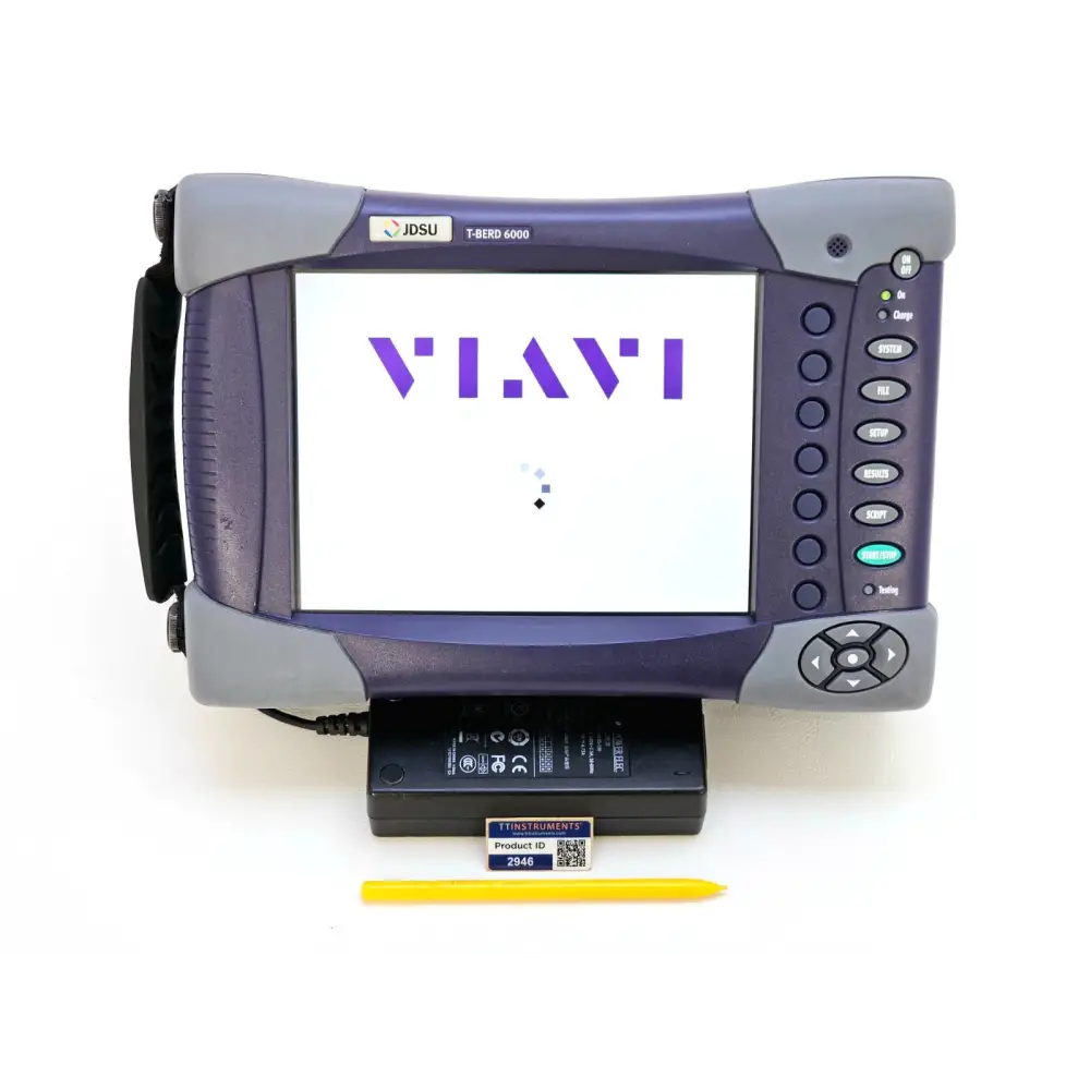 Viavi JDSU T-BERD 6000 mainframe with OSA-110M optical spectrum analyser module front view