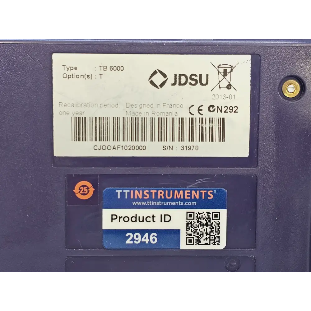 OSA-110M module label showing part number 2304/91.02 and FC optical port detail