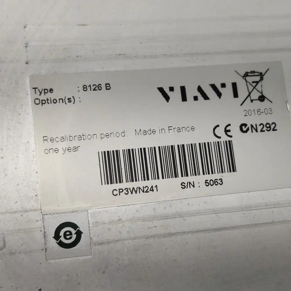 Viavi JDSU T-BERD 6000A with 8126B OTDR module complete unit overview