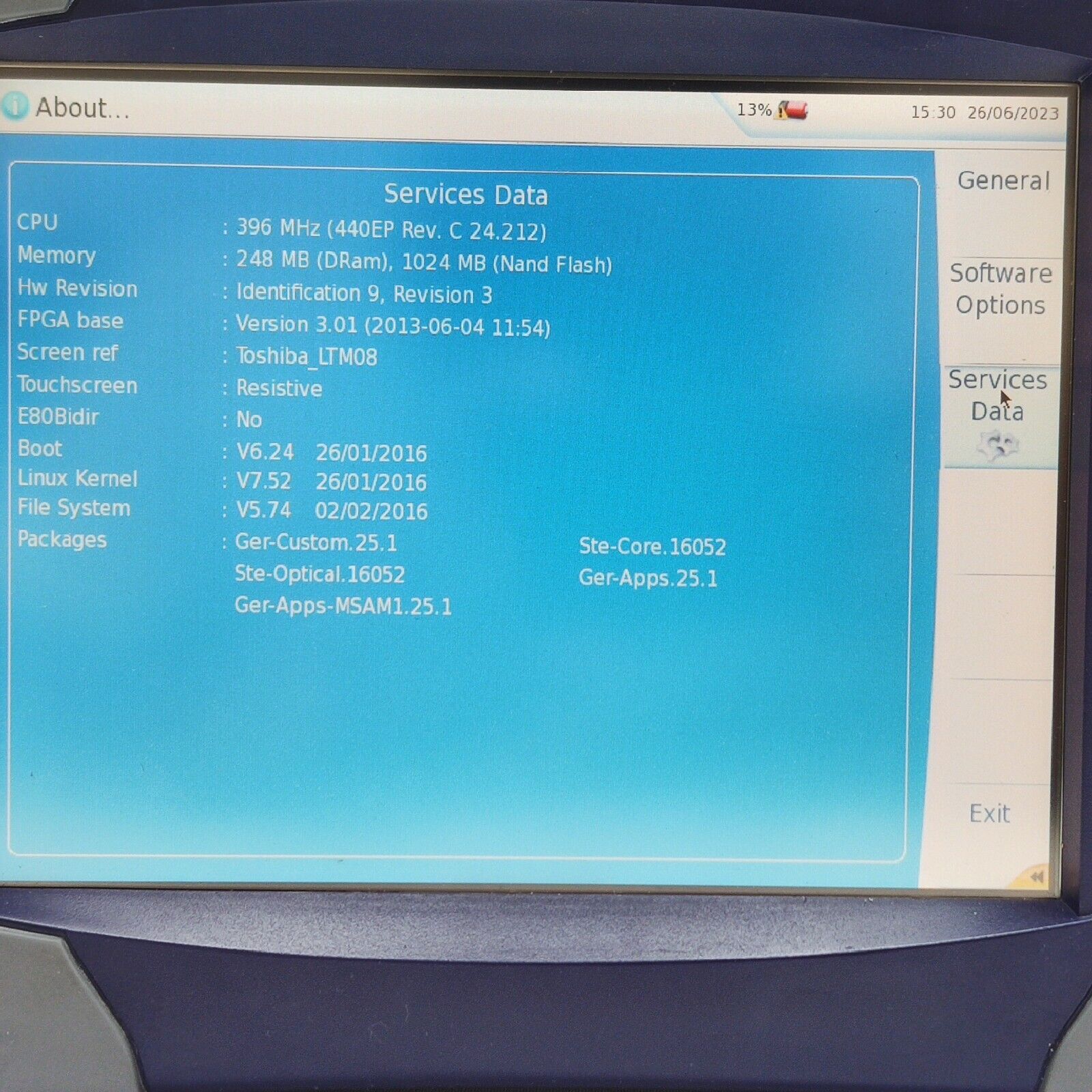 Viavi JDSU T-BERD 6000A w/ BERT MSAM Ethernet C1000 10G LAN Optical Electrical