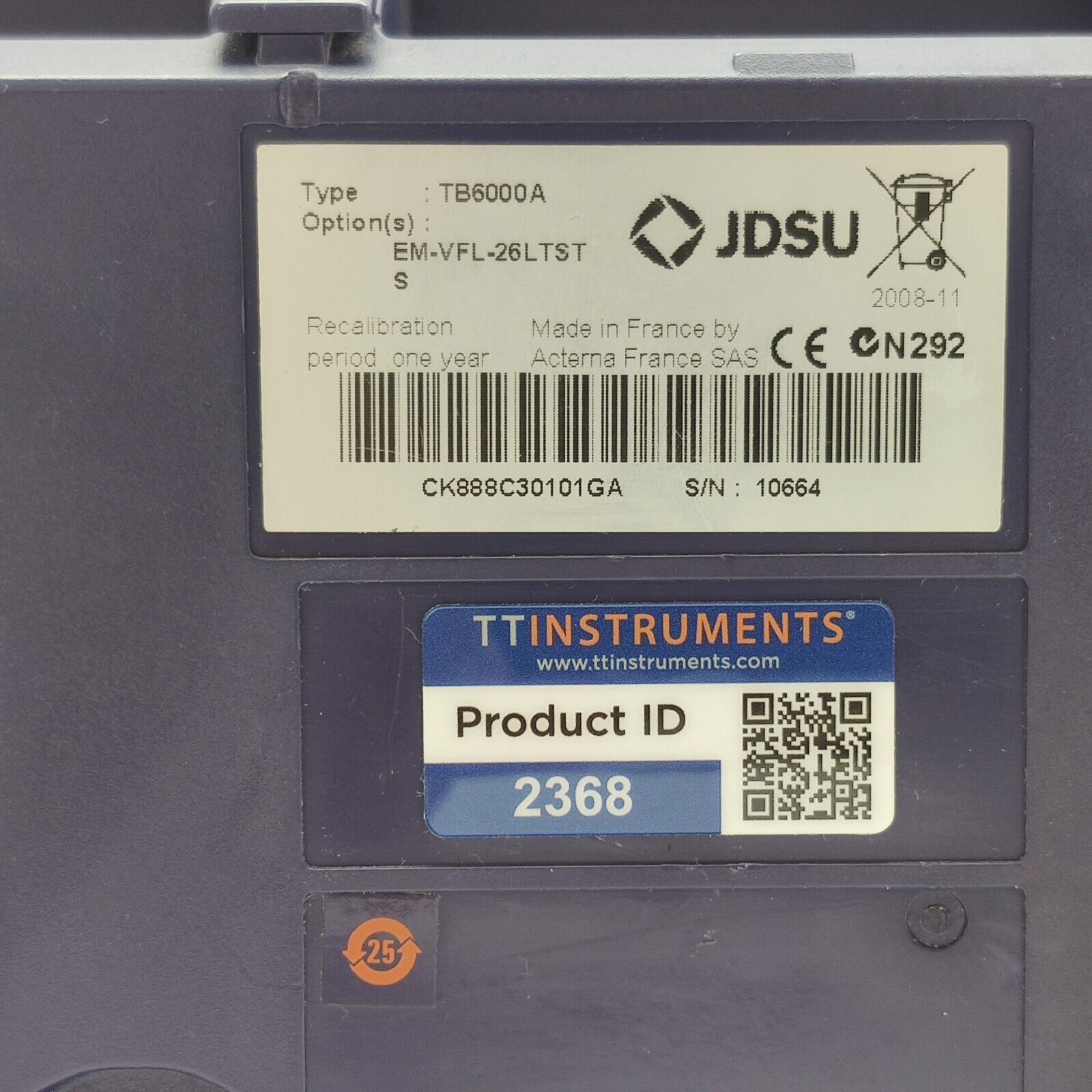 Viavi JDSU T-BERD 6000A w/ BERT MSAM Ethernet C1004 10G LAN WAN Loaded w/ Opts.