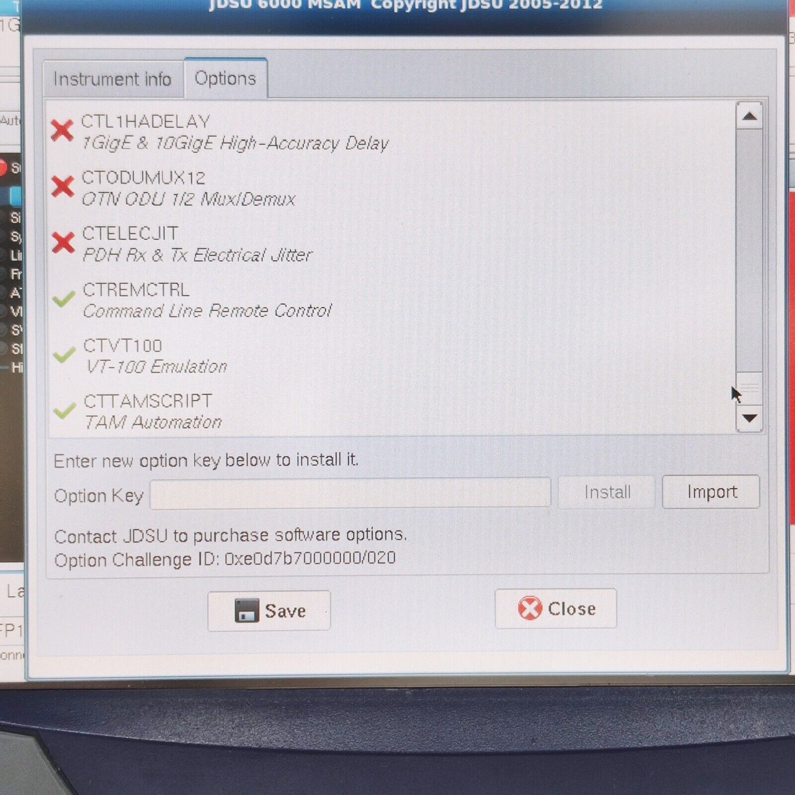 Viavi JDSU T-BERD 6000A w/ BERT MSAM Ethernet C1004 10G LAN WAN Loaded w/ Opts.