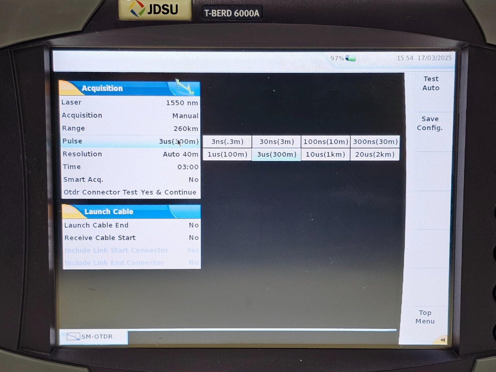Viavi JDSU T-BERD 6000A with 8126 LR OTDR 1310/1550 nm Singlemode Long Range
