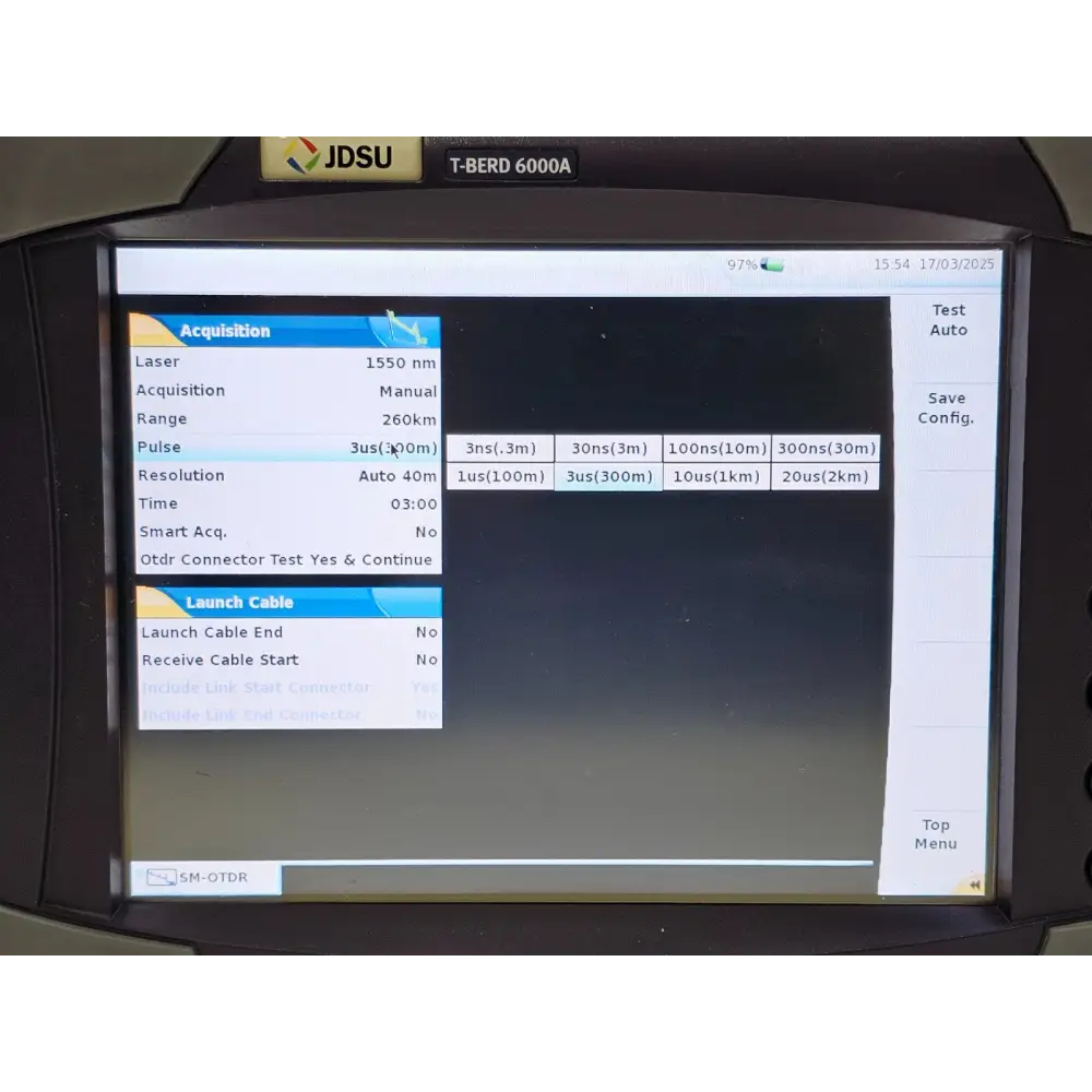 Viavi JDSU T-BERD 6000A with 8126 LR module, full unit overview