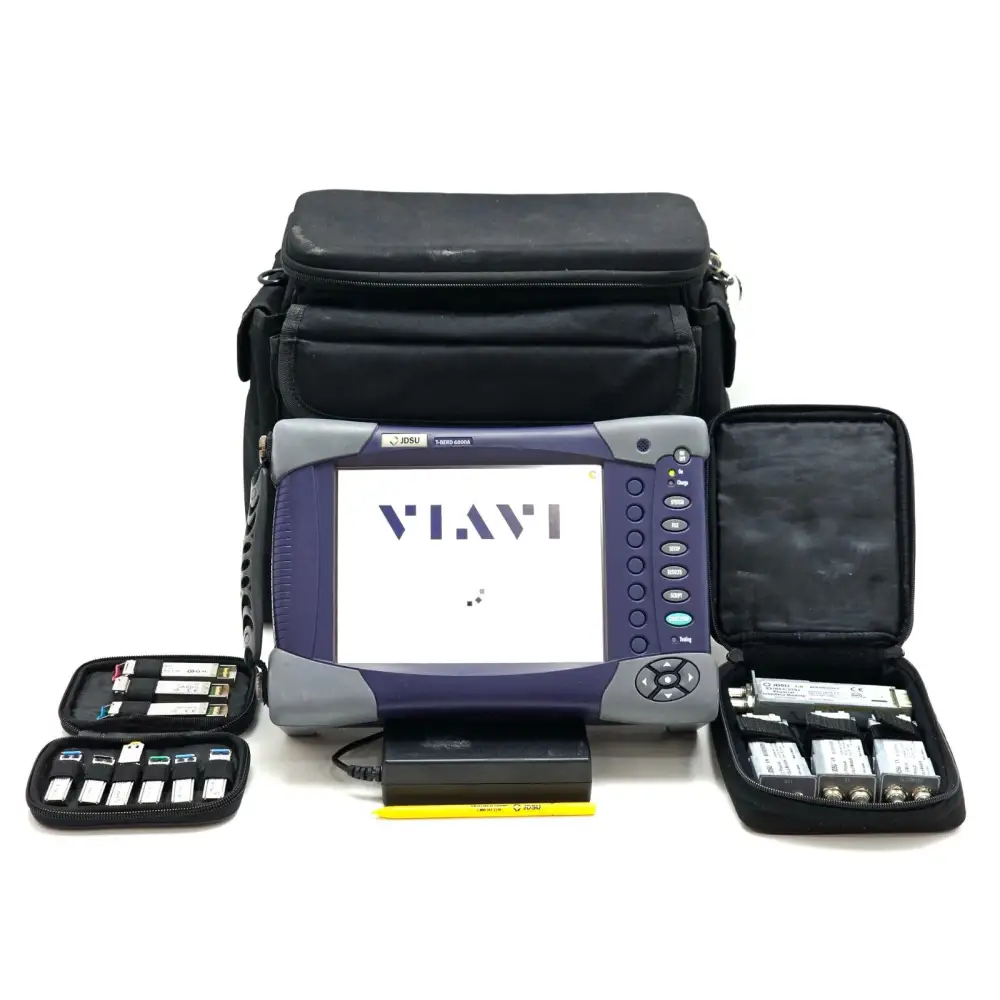 Viavi JDSU T-BERD 6000A MTS mainframe with MSAM BERT C1004 module — front view