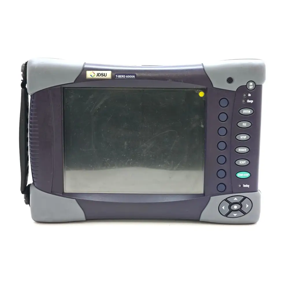 Viavi T-BERD 6000A touchscreen display showing test interface