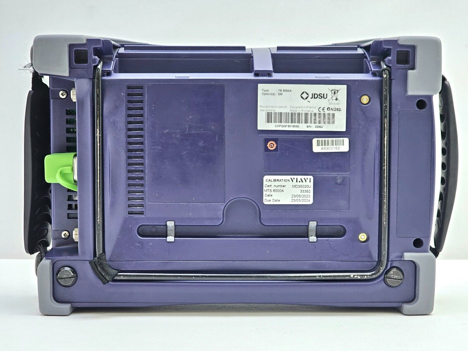 Viavi JDSU T-BERD TB 6000A with 8126B SM OTDR 1310/1550nm 41/40 dB E8126B APC FC