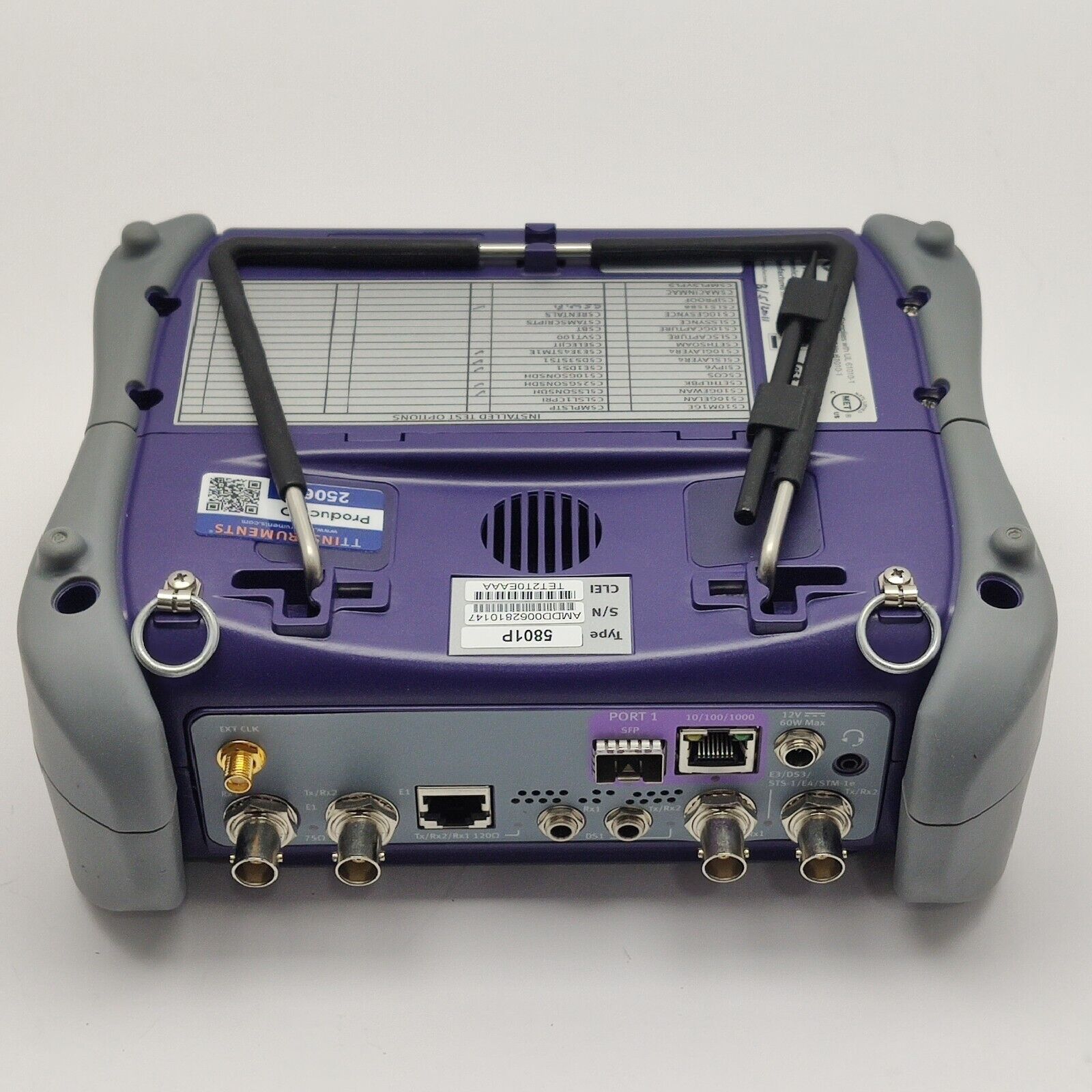 Viavi JDSU TB/MTS-5800 w/ 5801P SDH SONET OC/STM & PDH E1/3/4 DS1/3 Electrical