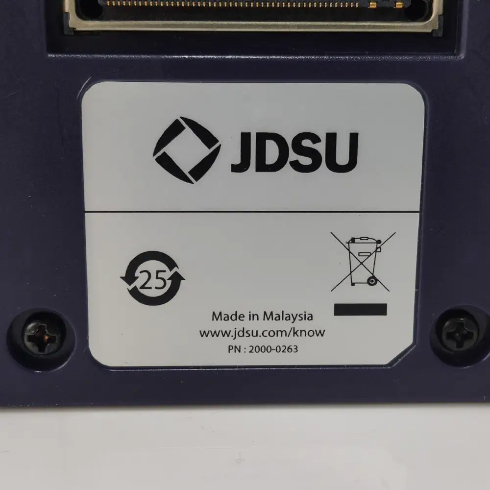 Viavi JDSU TERA CLASS FA Link Adapter cable connections and port detail