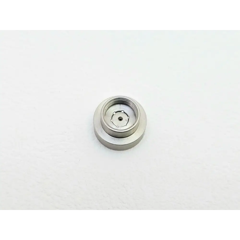 Viavi 2256/90.03 UPP 1.25mm adapter rear/base view showing threaded mount ring and central alignment pin