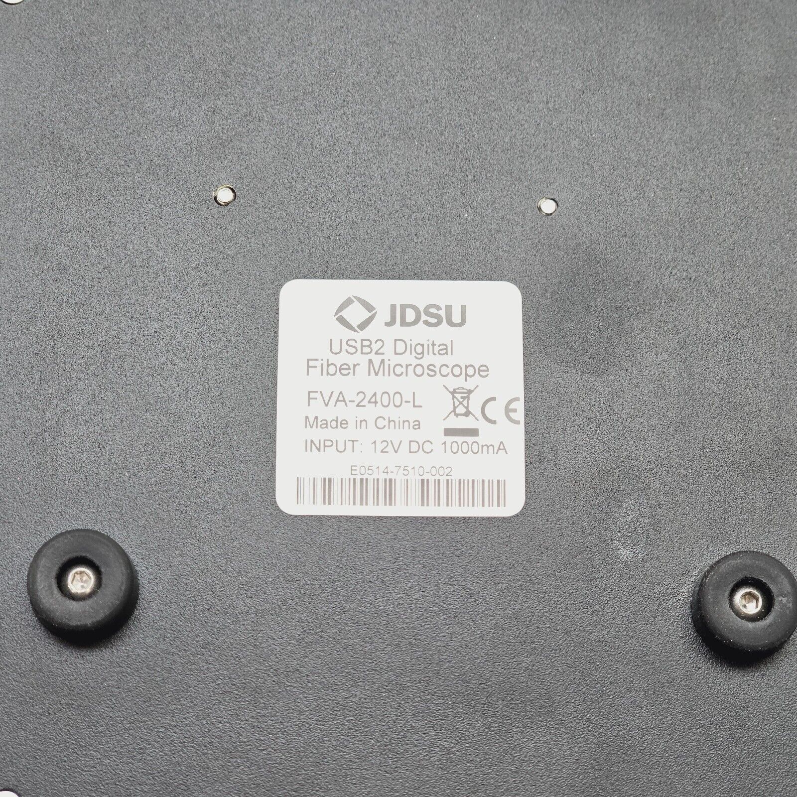 Viavi JDSU USB2 Digital Fiber Microscope FVA-2400-L with U25 2.5 Adapters PC/APC