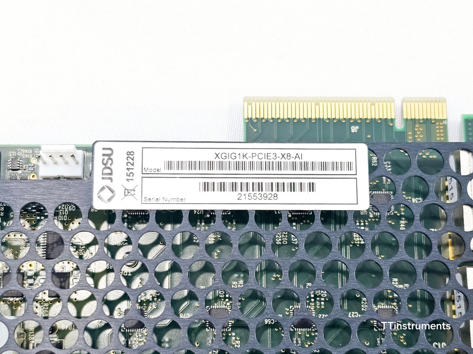 VIAVI JDSU XGIG1K-PCIE3-X8-AI 8-lane Gen3 PCIe CEM Interposer card