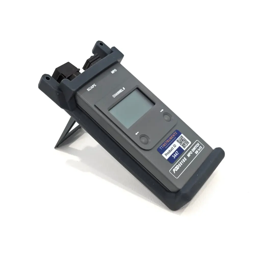 Viavi FOD5510S fibre optic switch side profile view