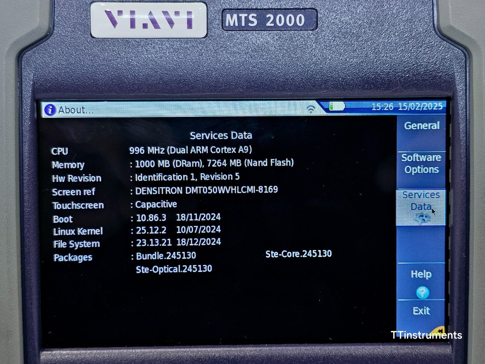 Viavi MTS 2000 V2 + OCC-4056C 2331/12 Optical Channel Checker APC DWDM Analyzer