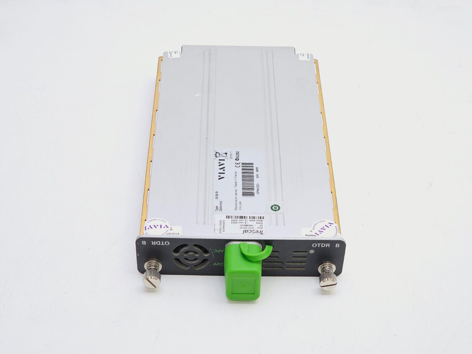 Viavi MTS 6000A V2 + 8126B SM OTDR 1310/1550 nm 41/40 dB E8126B APC FC