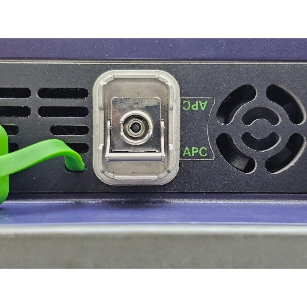 Viavi MTS 6000A V2 OTDR showing SMART TEST software interface on screen
