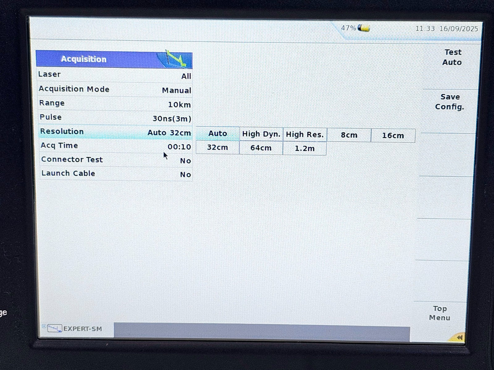 Viavi MTS 6000A V2 with 8126B Singlemode Module OTDR 1310/1550 nm SM APC-SC