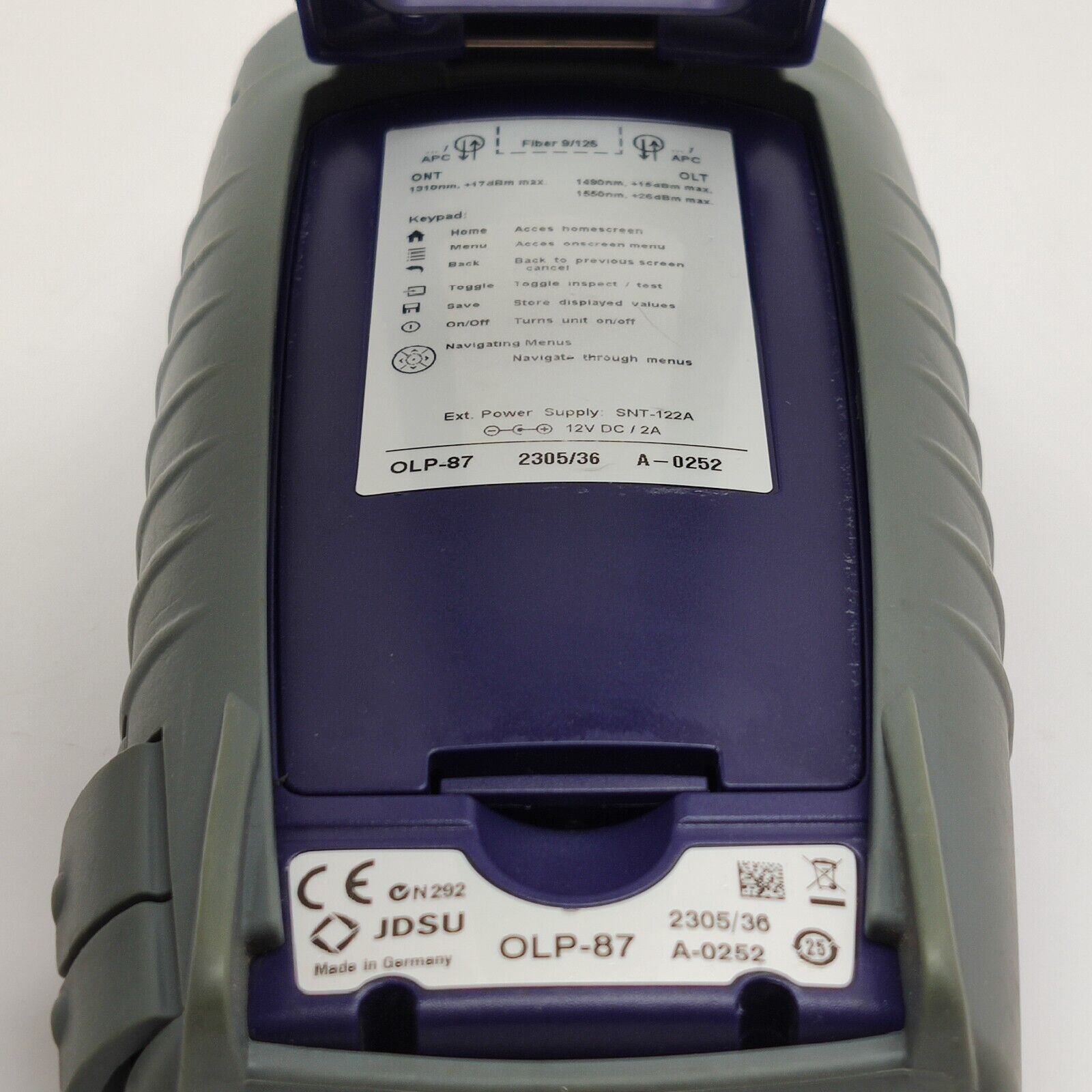 Viavi OLP-87 2305/36 FTTx PON Power Meter 1310/1490/1550 nm SC-APC OLT ONT