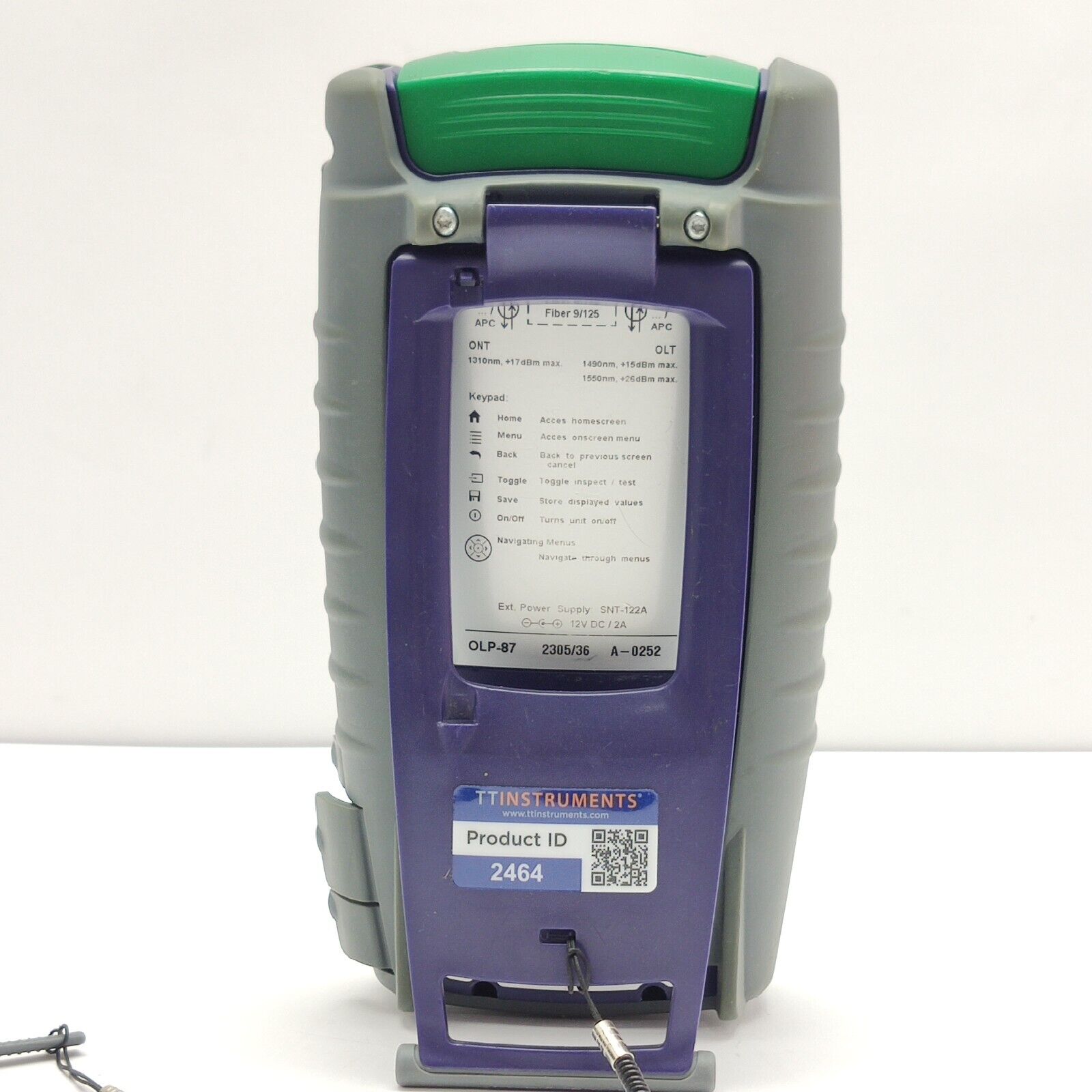 Viavi OLP-87 2305/36 FTTx PON Power Meter 1310/1490/1550 nm SC-APC OLT ONT