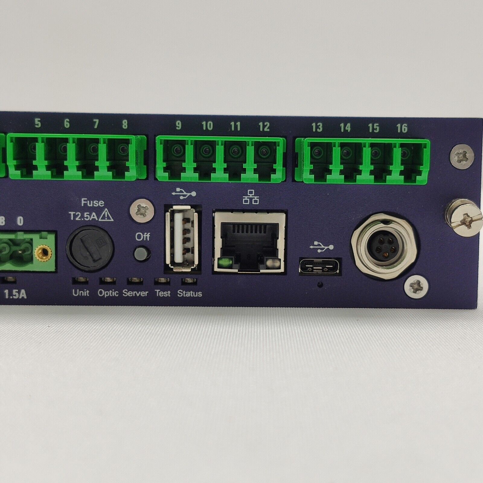 Viavi OTU 5000 EOTDR2-L-A1-COTU 1625nm OTDR 40 dB 16-Port
