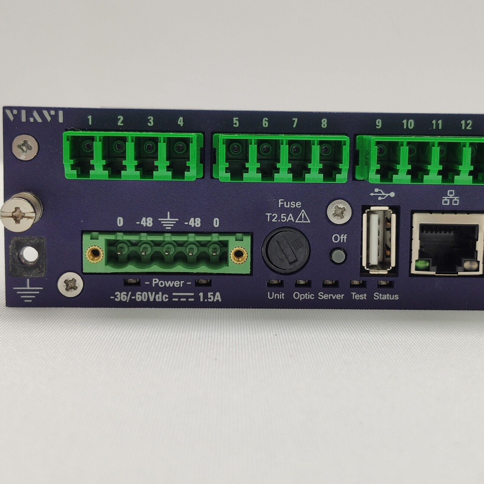 Viavi OTU 5000 EOTDR2-L-A1-COTU 1625nm OTDR 40 dB 16-Port